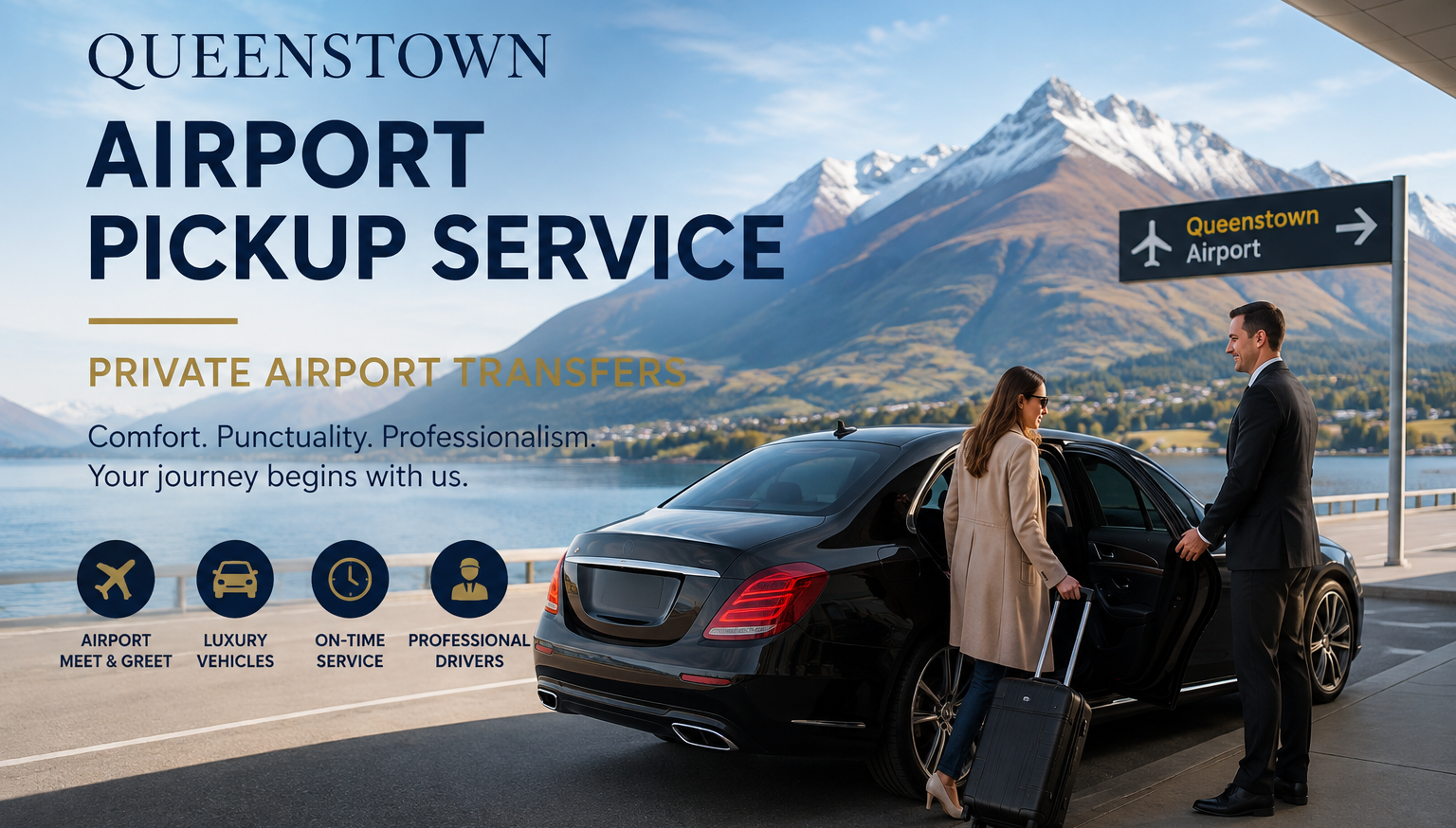 Queenstown Airport Pickup Service | Private Airport Transfers