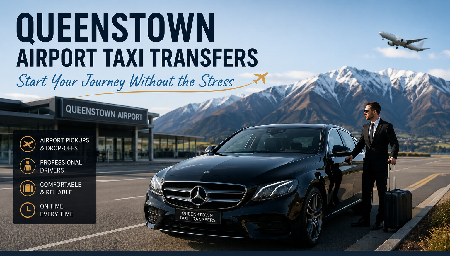 Queenstown Airport Taxi Transfers | Reliable Airport Pickup & Drop-off