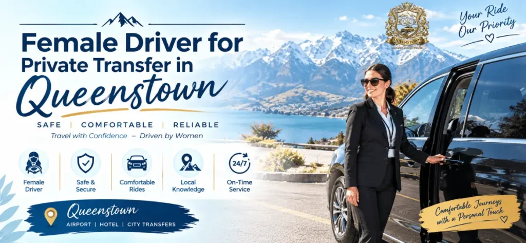 Female Driver for Private Transfer in Queenstown