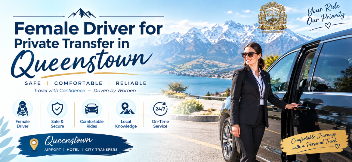Female Driver for Private Transfer in Queenstown